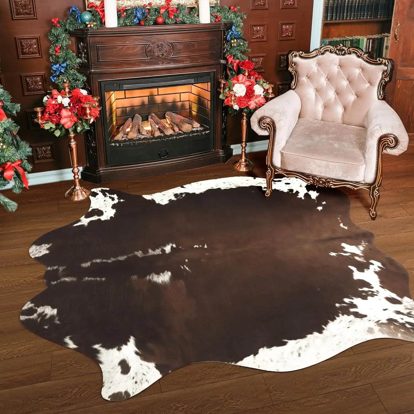 Animal Print Rug faux fur cowhide