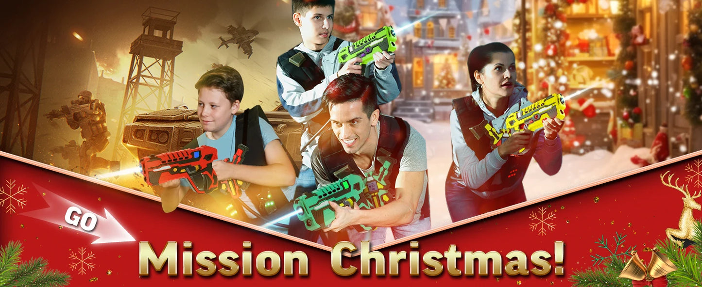 Infrared Laser Tag Projector Duck Hunts Shooting Game 2 Players