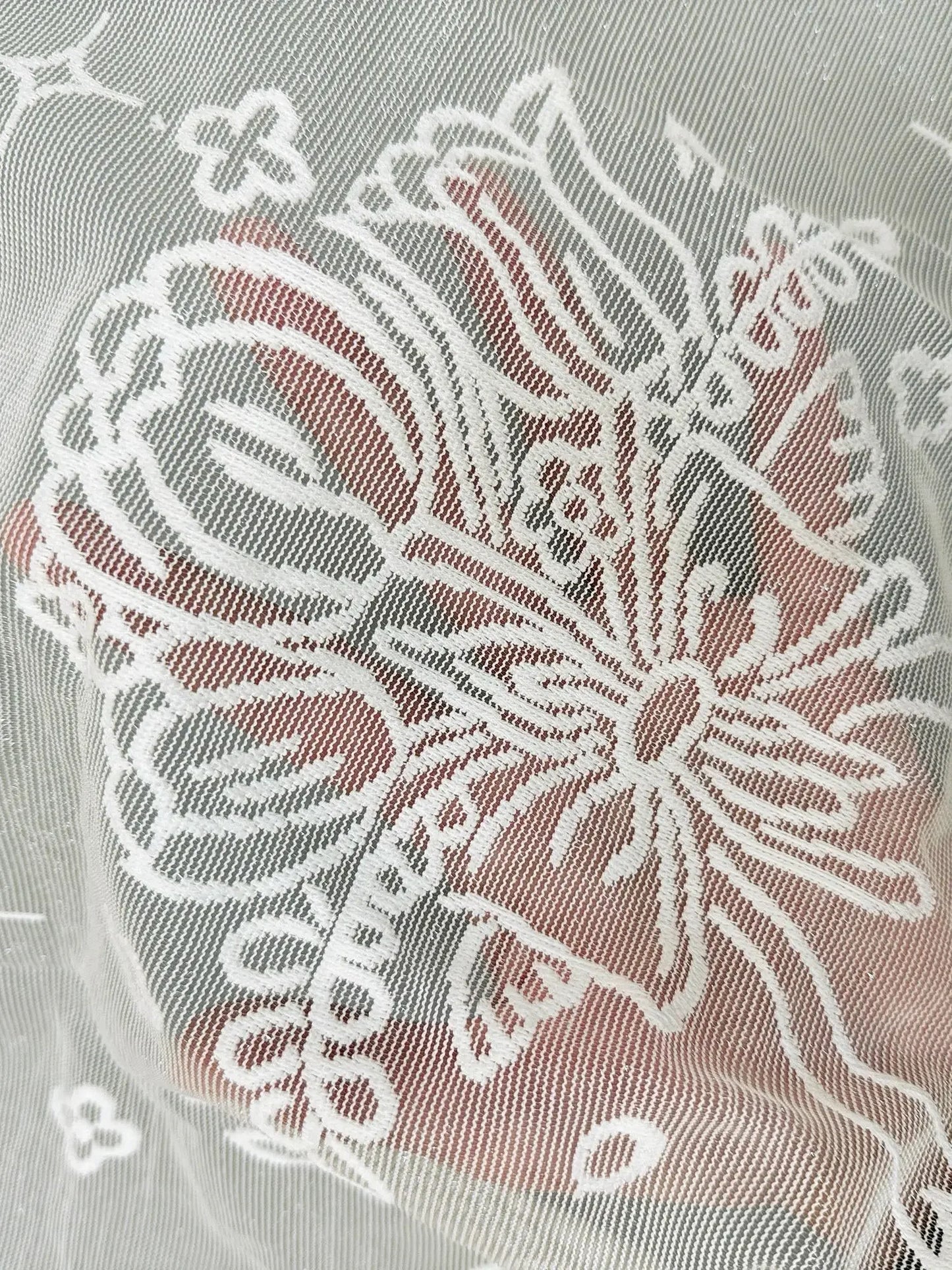 New French Tulip Bouquet Lace Tablecloth, Coffee Table, Bedside Table Cover, Plain White Three-Dimensional Table Runner