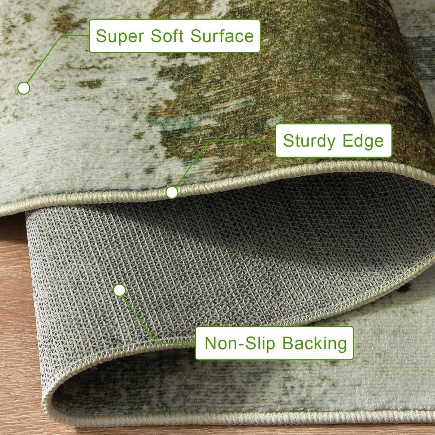 Vintage Area Rugs , Machine Washable