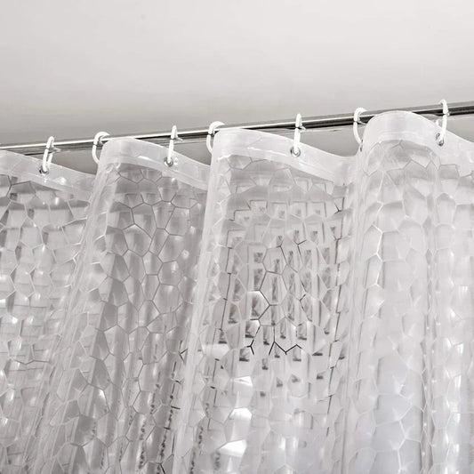 Thick  Water Cube Shower Curtain Waterproof Transparent Lining Bathtub Bathing Cover Bathroom Bath Curtains Liner