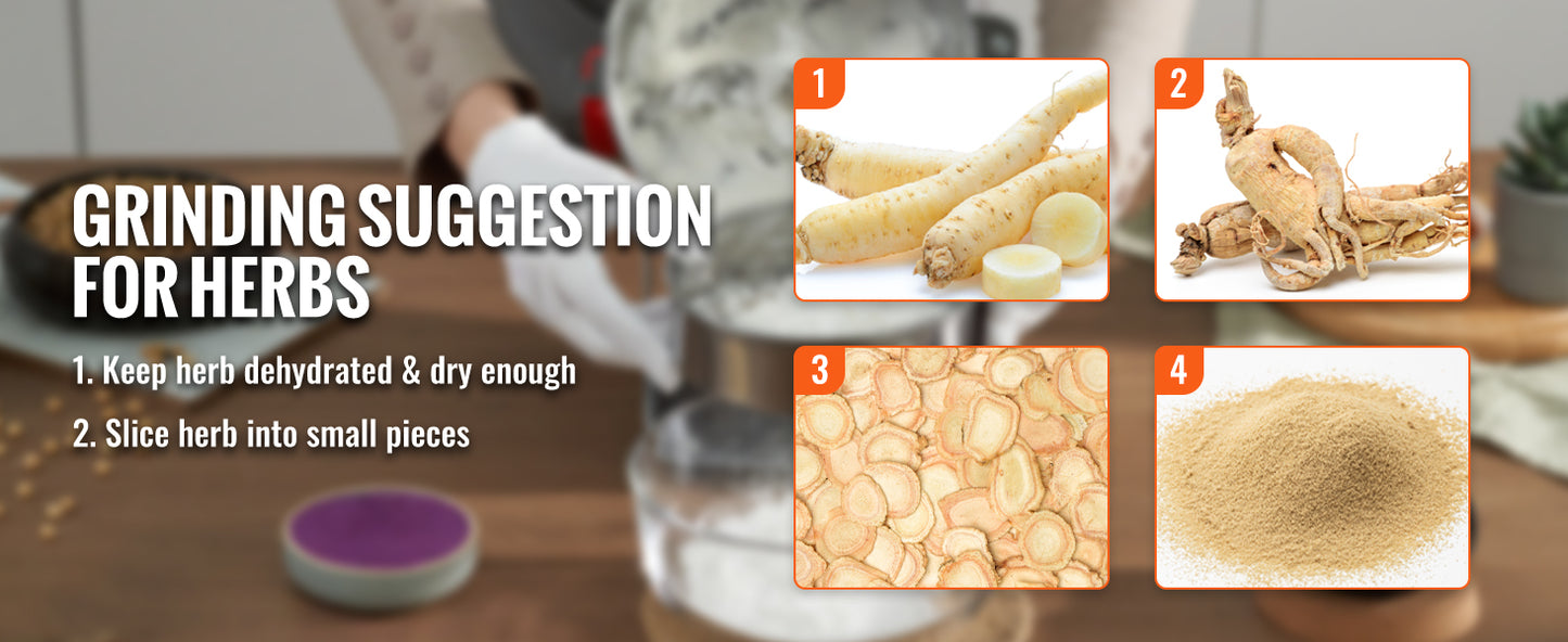 150-2500g Electric Grain Mill Grinder