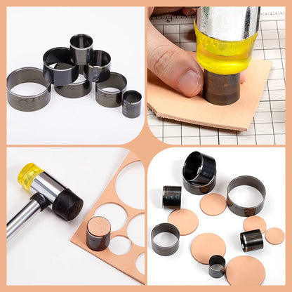 7Pcs Sharp Leather Cutting Die Set