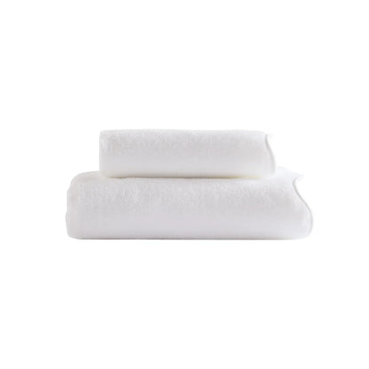 Scalloped Edge Bath Towels – Soft & Absorbent Towels for Bathroom,  Towels Set