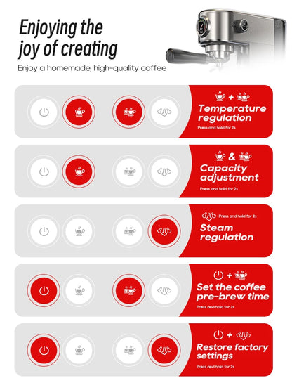 Semi Automatic Espresso Coffee Machine