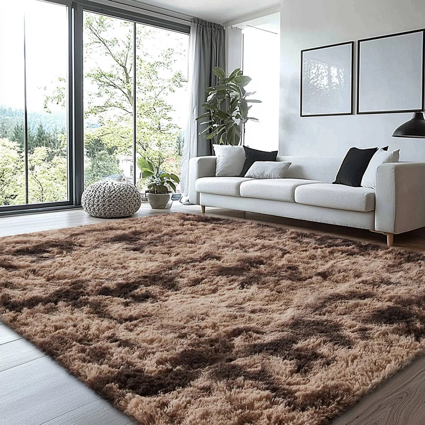 Shag Area Rugs For Living Room, Large Floor Area Rugs For Bedroom, Fluffy Shag Area Rug, Plush Indoor Carpet For Room Home Decor, Soft Shag Area Rug, Washable Rug.