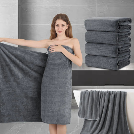 1/4 Pack Oversized Bath Towels Set-35"x70"Extra Large Microfiber XL Bath Sheets, Grade Bath Towels for Home, Family, or Gift