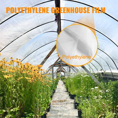 Agricultural Greenhouse Film Clear Plastic Farm Crops Vegetable Cover UV Resistant Polyethylene Covering Plants Flowers