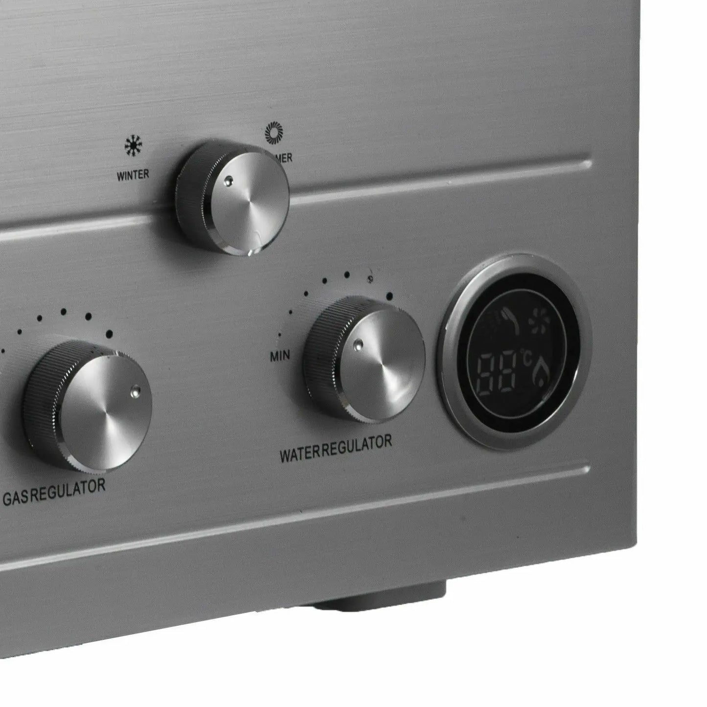 18L Hot Water Heater Propane Gas LPG/LNG On-Demand Tankless Water Heater Digital Home Bathroom Shower Head Instant Boiler Heater