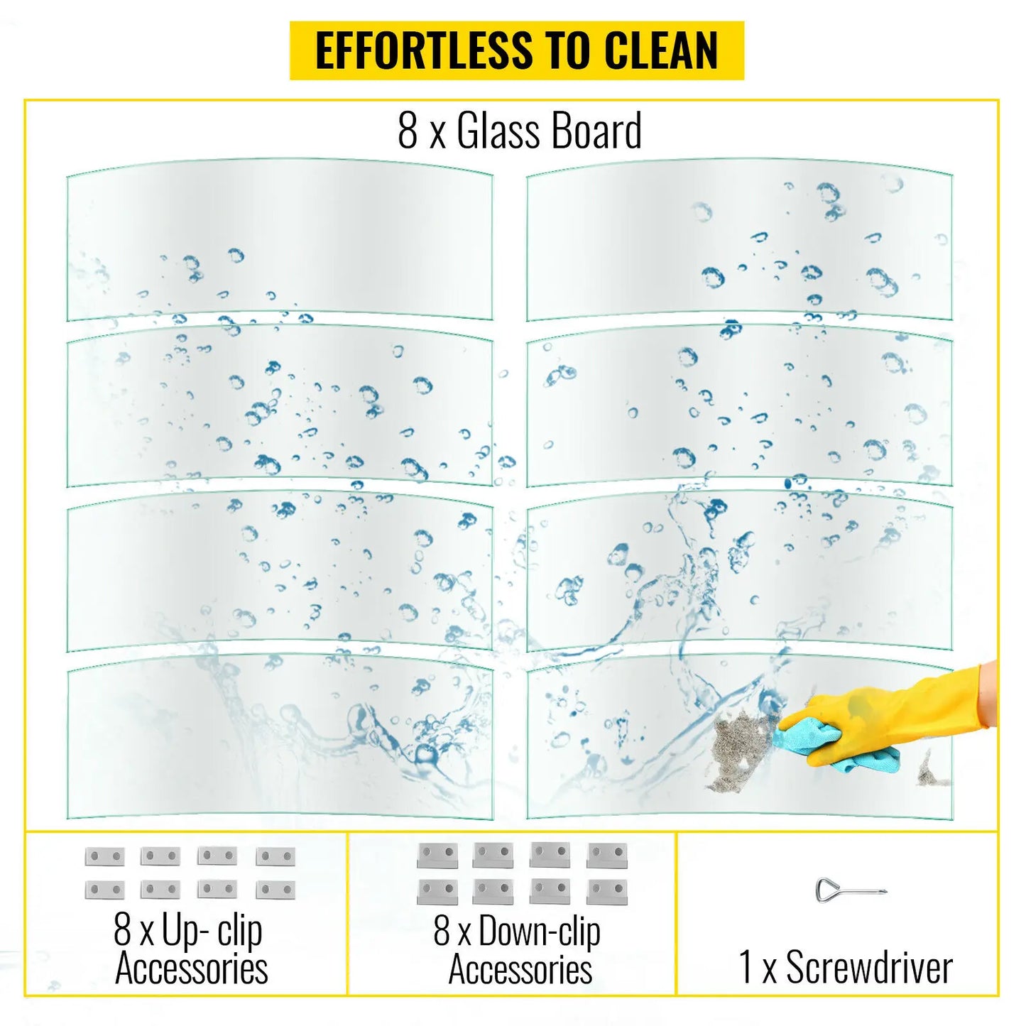 Tempered Glass Wind Guard Flame Shield