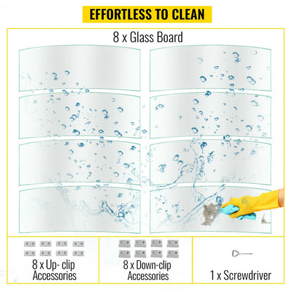 Tempered Glass Wind Guard Flame Shield