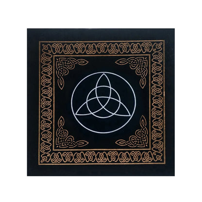 50X50cm Constellations Tarot Card Tablecloth Velvet Divination Altar Cloth Board Games Oracle Card Pad Runes Witchcraft Supplies
