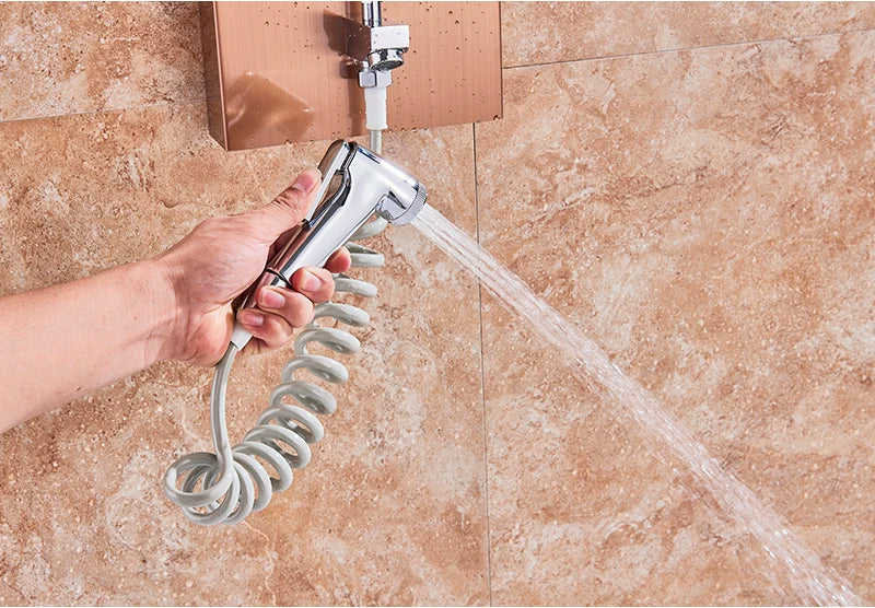 LED Bathroom Shower Panel 6 Modes Intelligent LCD Shower Column Rose Gold Rain Waterfall Bath Systems With Massage Jet Mixer Tap