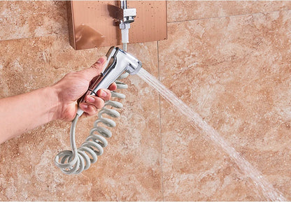 LED Bathroom Shower Panel 6 Modes Intelligent LCD Shower Column Rose Gold Rain Waterfall Bath Systems With Massage Jet Mixer Tap