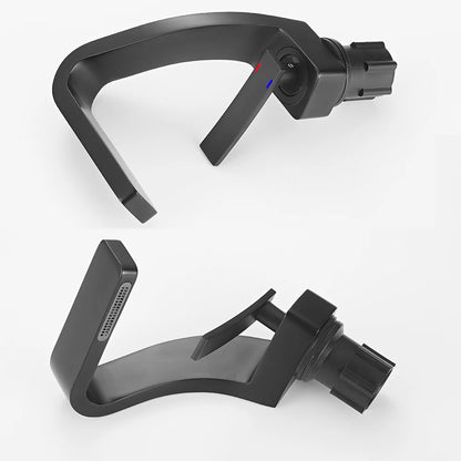 Bathroom Deck Mounted Basin Faucet Black Sink Tap Single Hole Water Tap Hot and Cold Mixer Faucet