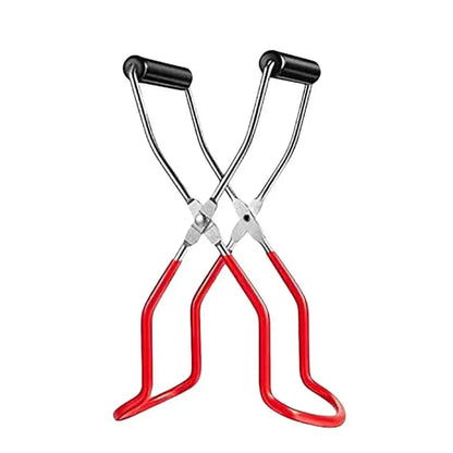 4PCS Canning Jar lifter with Grip Handle Stainless Steel Can Lifter Tongs Jar Clip Mason Jar Glass Lifter Canning Tool Kit