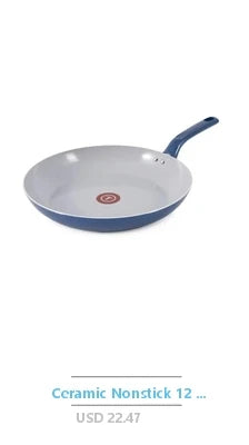 Aluminum 4-Quart Nonstick Dutch Oven Glass Lid Cooking Pot Beans Rice Stews Soups