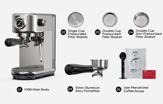 Semi Automatic Espresso Coffee Machine