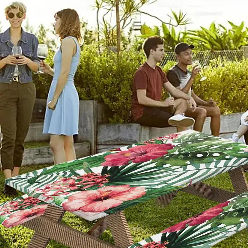 Picnic Table And Bench Covers 3pcs Set