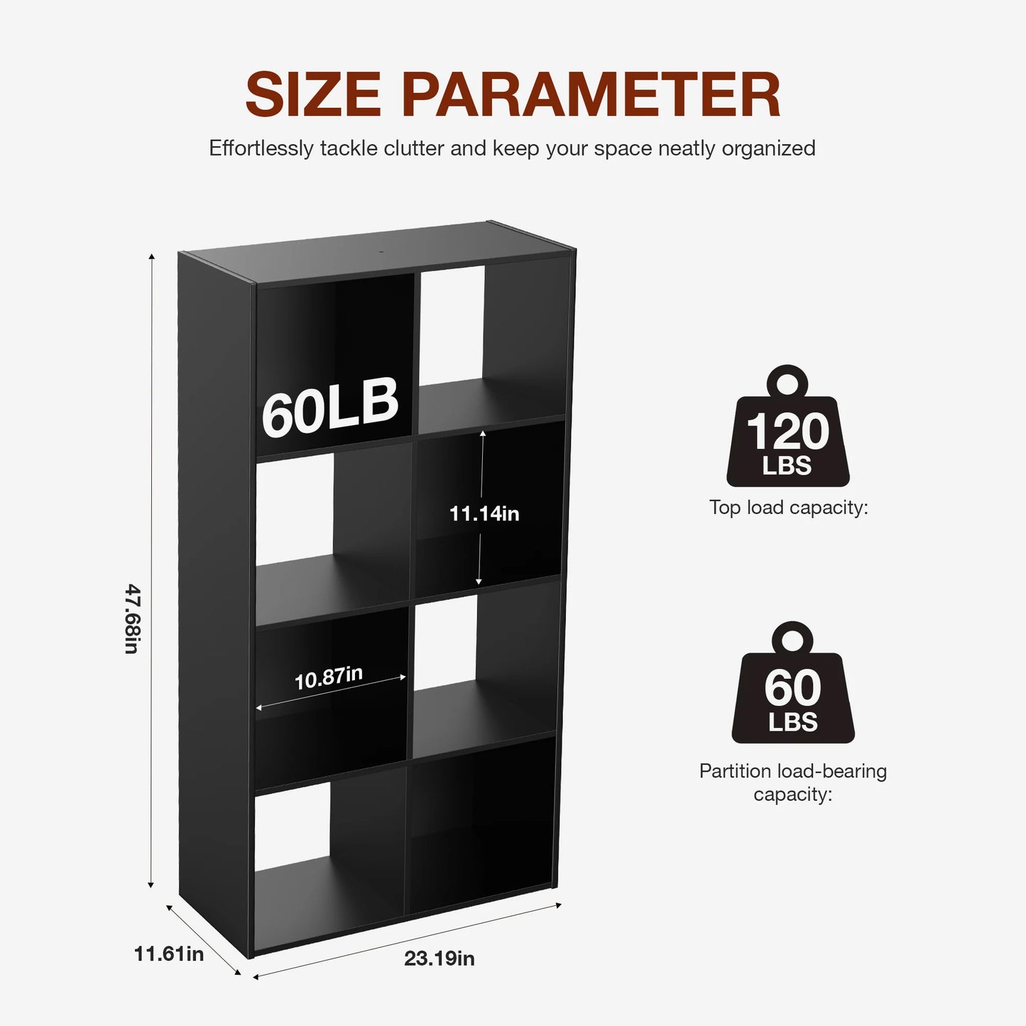 9 Cube Storage Organizer Wooden Shelf Bookcase Open Bookshelf for Living Room and Home Office Display Storage Bookcase