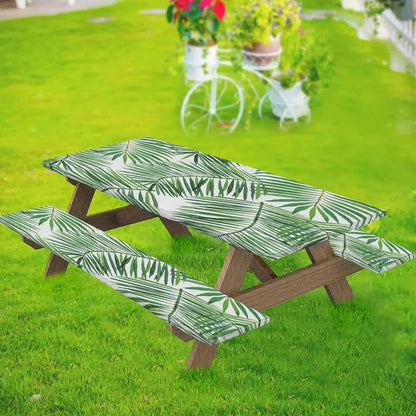 Picnic Table And Bench Covers 3pcs Set