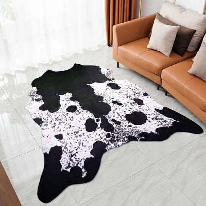 Animal Print Rug faux fur cowhide