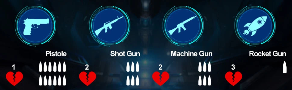 Infrared Laser Tag Projector Duck Hunts Shooting Game 2 Players