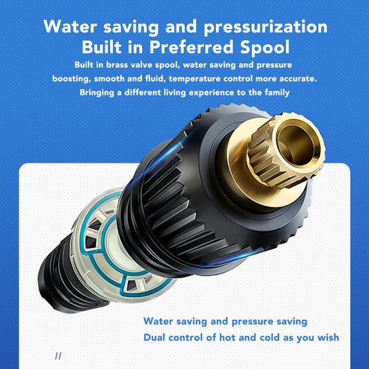 Bathroom Shower  Set Easy To Install Easy To Adjust NPT 1/2 3 Mode Push Button Rainfall Handheld Shower Combo for Bathroom