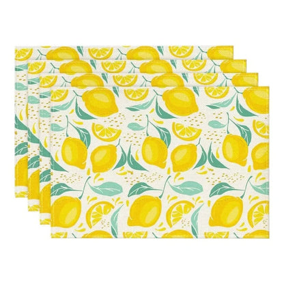 Lemon Summer Placemats 12 X 18 Inch