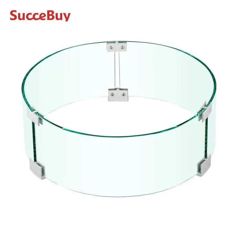 Tempered Glass Wind Guard Flame Shield
