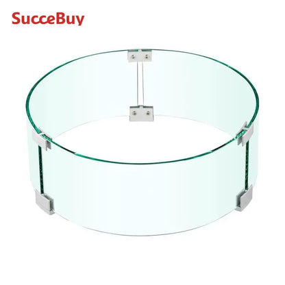 Tempered Glass Wind Guard Flame Shield