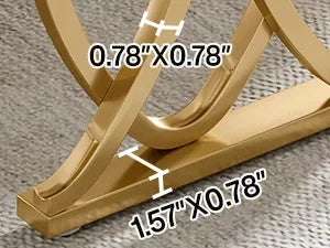 Large Modern Kitchen Dining Table, 63"  for 4-6 People