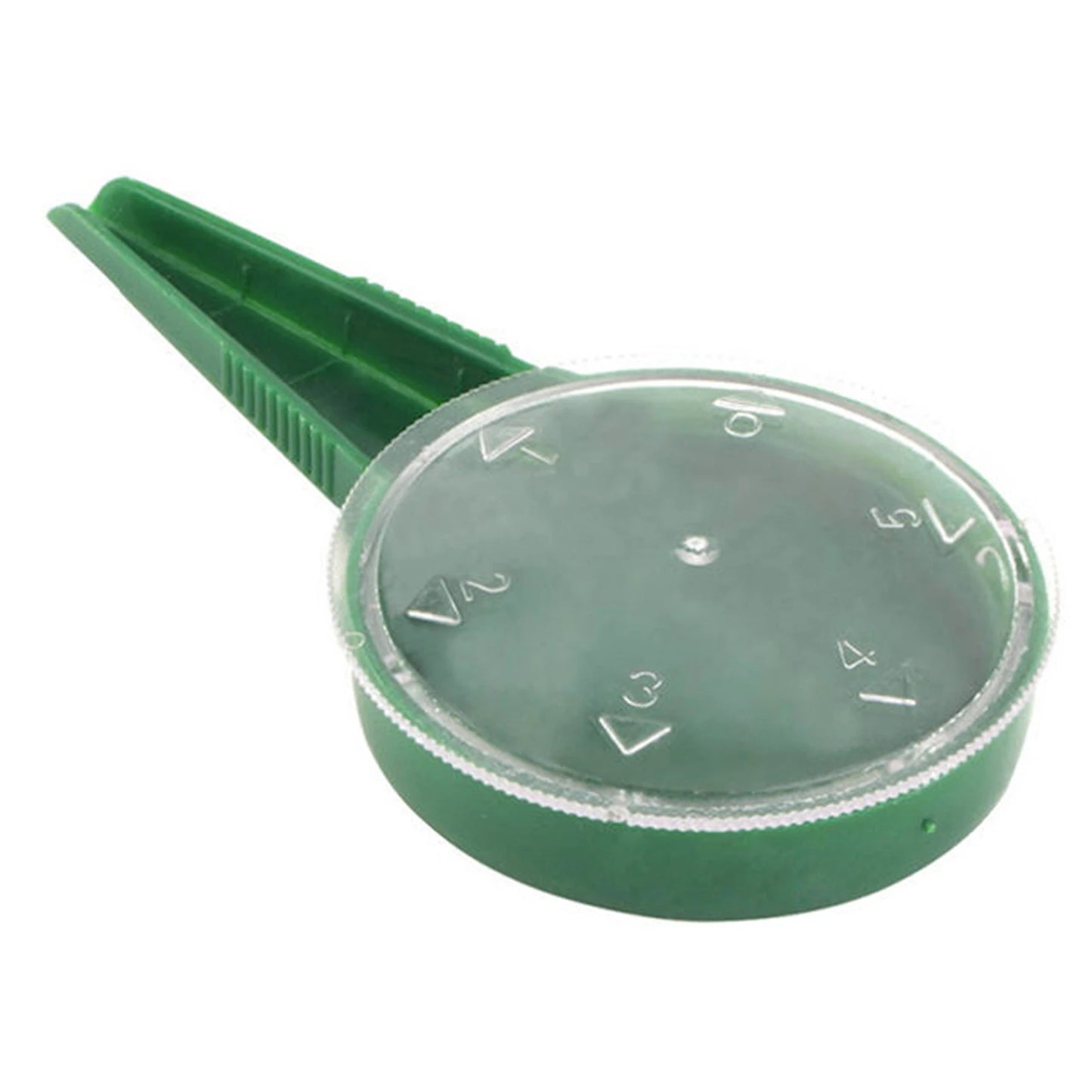 Seed Dispenser Hand Dial Seed Spreaders with Adjustable Hole Plastic Multi-function Portable Blackish Green for Gardening Sowing