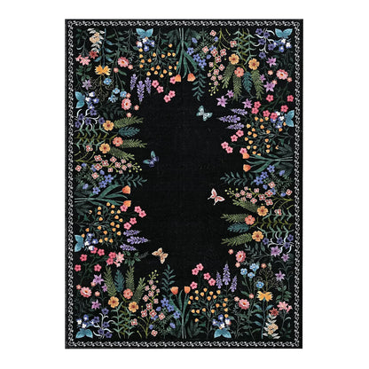 Washable Floral Rug ,Soft ,Non Slip
