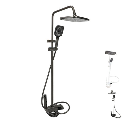 Bathroom Shower  Set Easy To Install Easy To Adjust NPT 1/2 3 Mode Push Button Rainfall Handheld Shower Combo for Bathroom