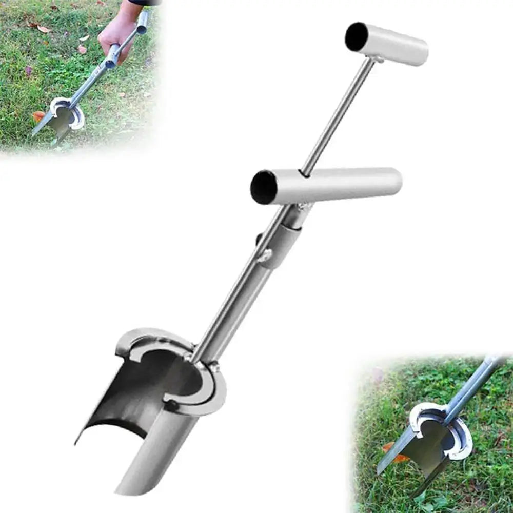 Plant Bulb Planter Tool Plant And Fruit Tree Seedling Transplanter Carbon Steel Seed Planting Tool Soil Sampler Lawn Aerator ﻿