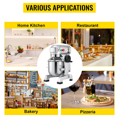 10-30L Electric Dough Machine Stainless Steel Commercial