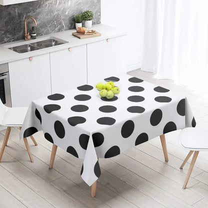 Home tablecloths dining decoration and rectangular table accessories waterproof cloth Anti-stain simple Modern abstract nordic