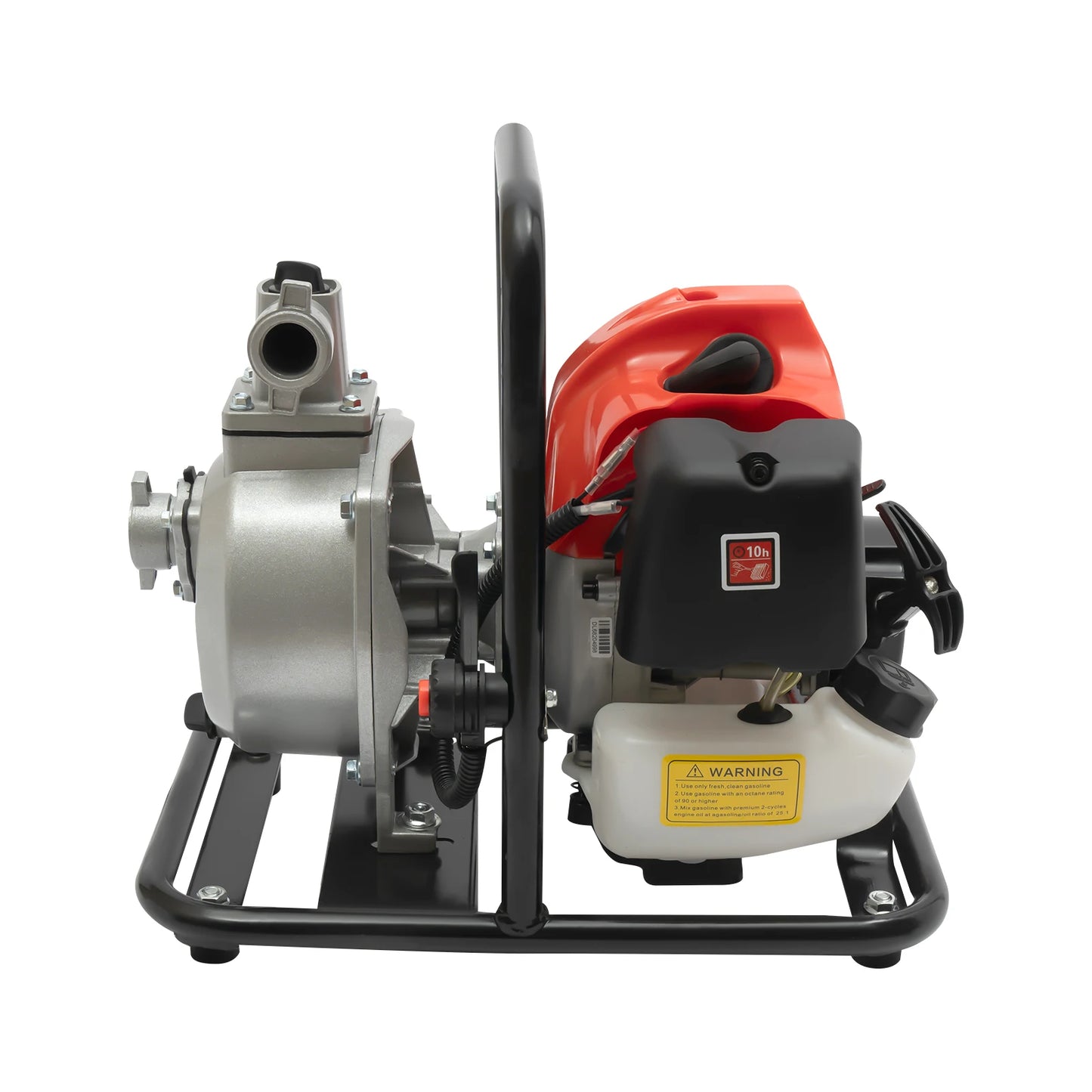 Gasoline Water Pump 2-Stroke Portable Gasoline Engine Trash Pump 20m Lift Powerful Engine Water Transfer Pump 26.25ft Suction