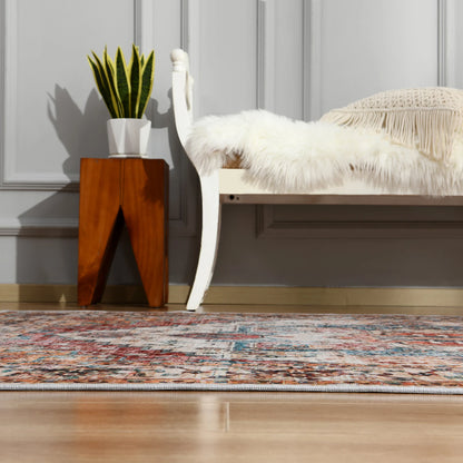 Vintage Bohemian Area Rug for Living Room, Bedroom