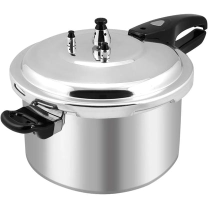 8Qt Pressure Canner Release Valve Aluminum Canning Pot Cooker Pot Stove Top Instant Fast Cooking Pot Stewing Locking System