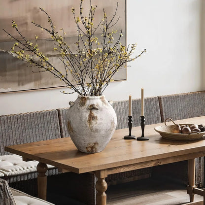 Ceramic Flower Vase12'' Terracotta