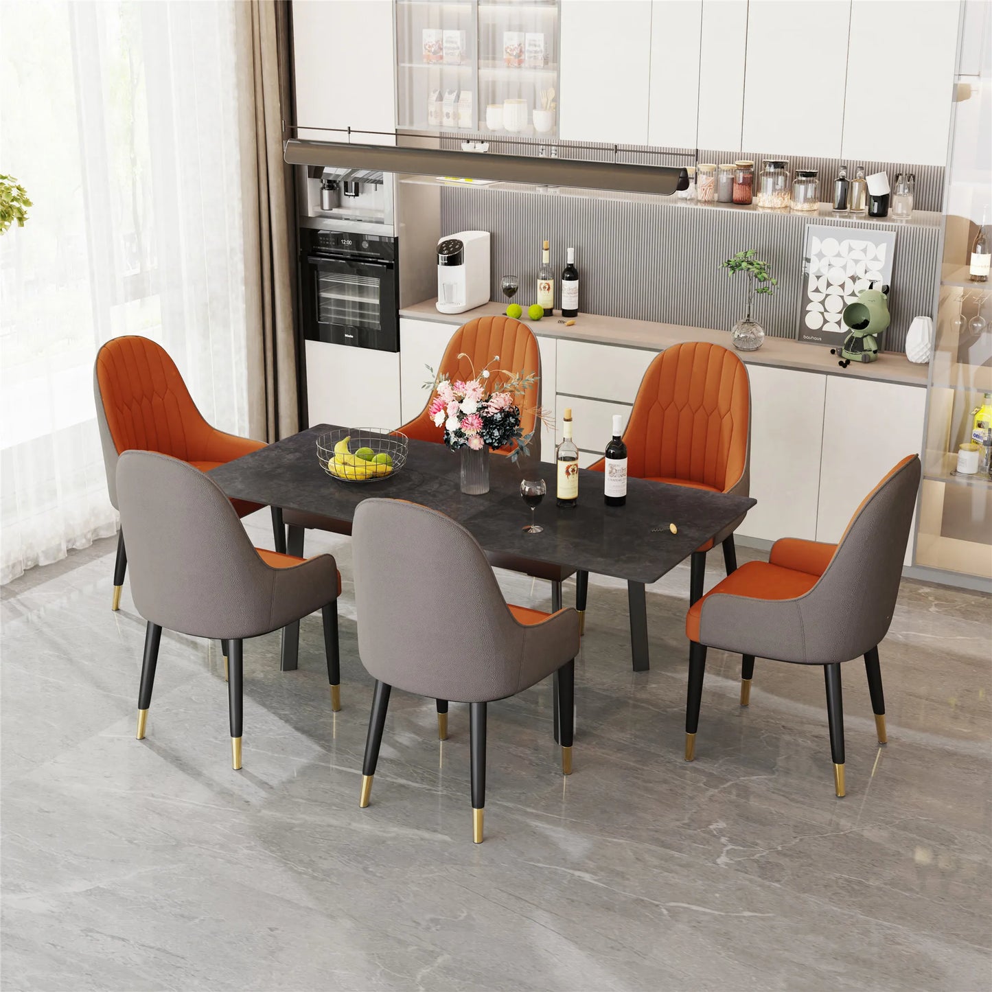 160cm 6-8 People Modern Dining Table Rectangular