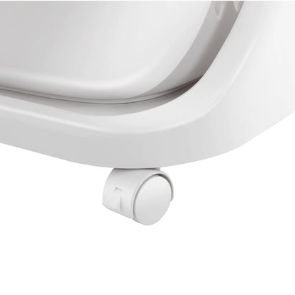 3-Tier Storage Basket Laundry Basket Rolling Cart Washing Hamper Storage Bin Shelf Multifunctional rotating laundry basket