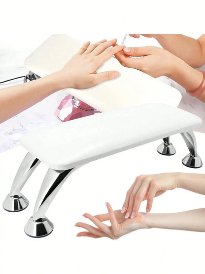 high quality professional large nail armrest arm pillow PU leather microfiber leather nail lamp nail pillow