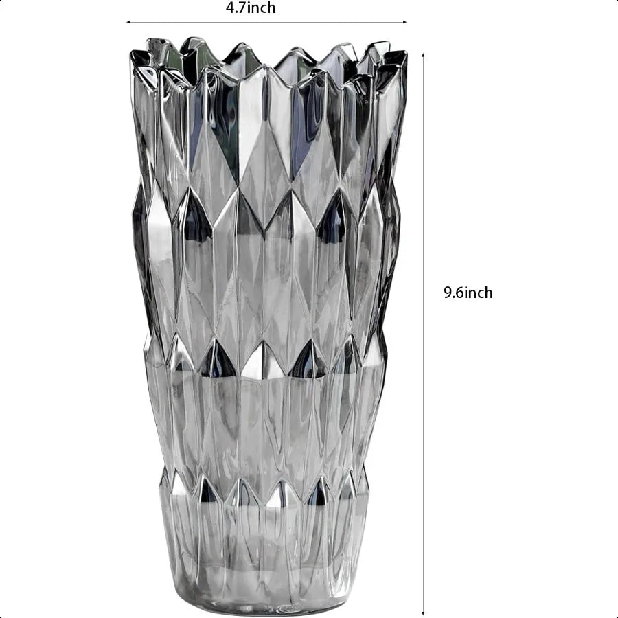 Decorative Crystal Flower Vase