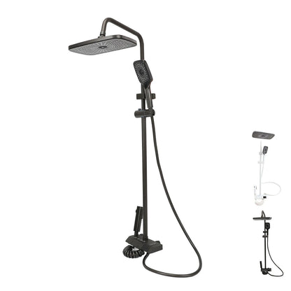 Bathroom Shower  Set Easy To Install Easy To Adjust NPT 1/2 3 Mode Push Button Rainfall Handheld Shower Combo for Bathroom