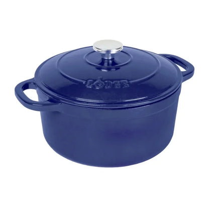 Lodge Cast Iron 5.5qt Red Enameled Dutch Oven  non stick cooking pot set