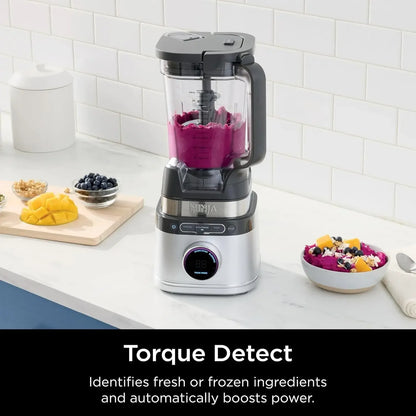 Power Blender + Personal Single-Serve, Kitchen Countertop, Silver
