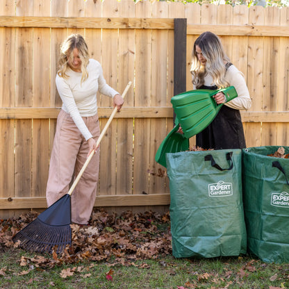 24-inch Wood and Poly Leaf Rake